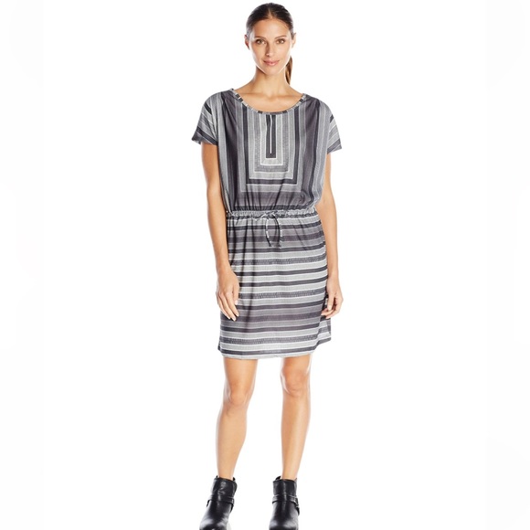 PrAna Geometric Drawstring Waist Lindy Dress - Picture 2 of 5